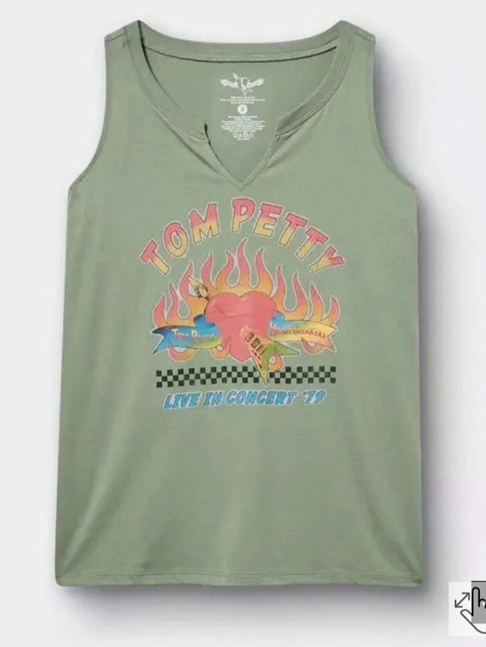 Torrid Tom Petty Classic Cotton Notch Tee